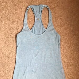 lululemon Razorback tank top. Turquoise